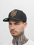 Бейсболка MITCHELL NESS арт. HHSS5370-VGKYYPPPBLCK Vegas Golden Knights NHL (черный)
